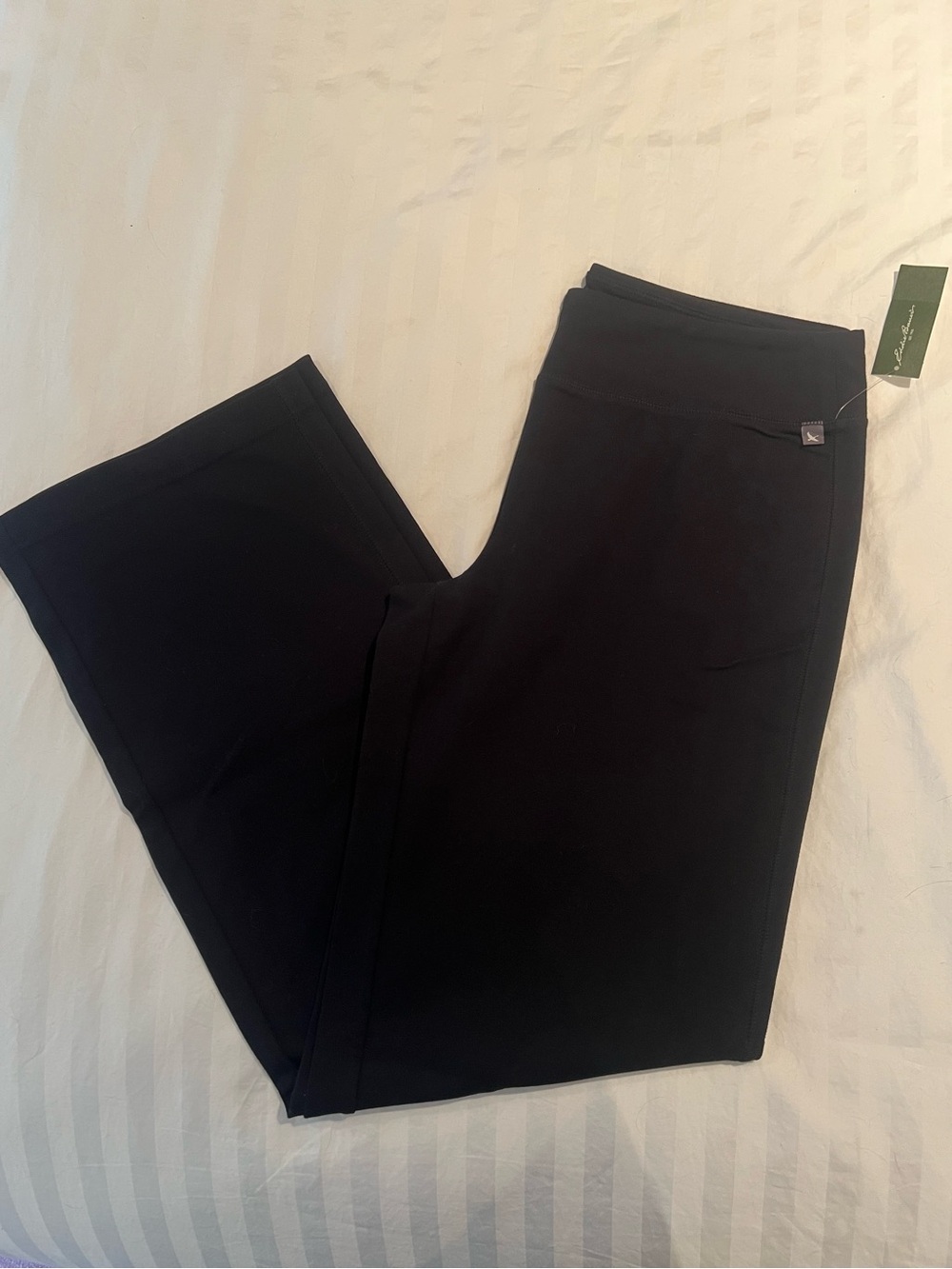 NWT Eddie Bauer Black Wide-Leg Yoga Pants